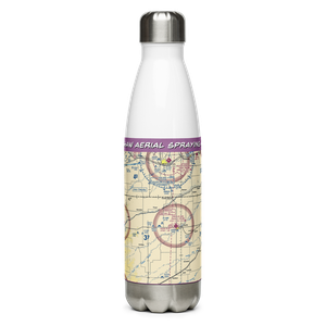 Shaw Aerial Spraying Airport (7KS8) VFR Sectional Water Bottle