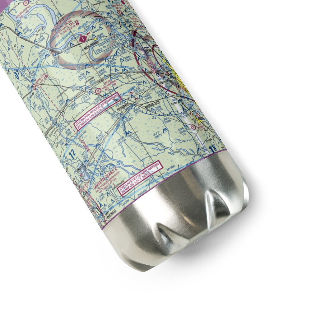 Valverda Strip (7LA0) VFR Sectional Water Bottle 