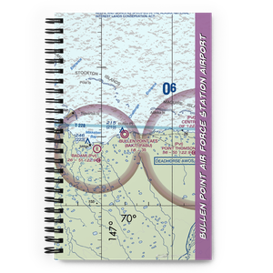 Bullen Point Air Force Station Airport (8AK7) VFR Sectional Notebook