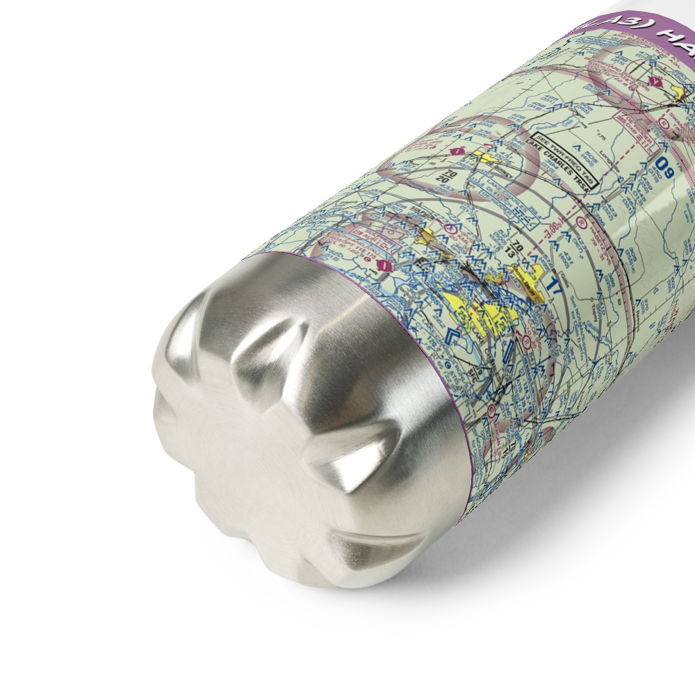 Habetz Airport (7LA3) VFR Sectional Water Bottle 