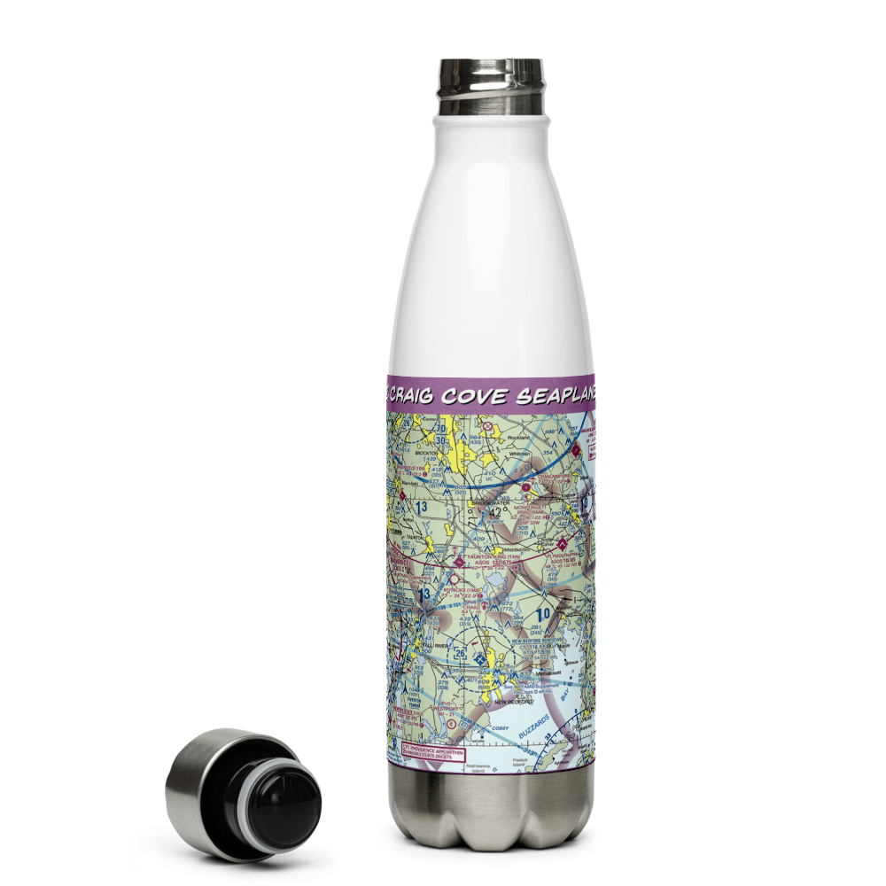 Craig Cove Seaplane Base (7MA2) VFR Sectional Water Bottle 