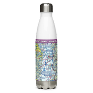Kent Fort Manor Airport (7MD8) VFR Sectional Water Bottle