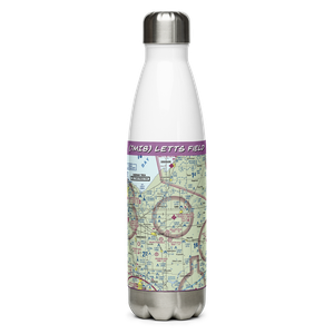 Letts Field (7MI8) VFR Sectional Water Bottle