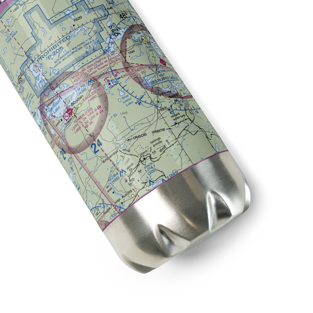 Eagles Nest Seaplane Base (7MN2) VFR Sectional Water Bottle 