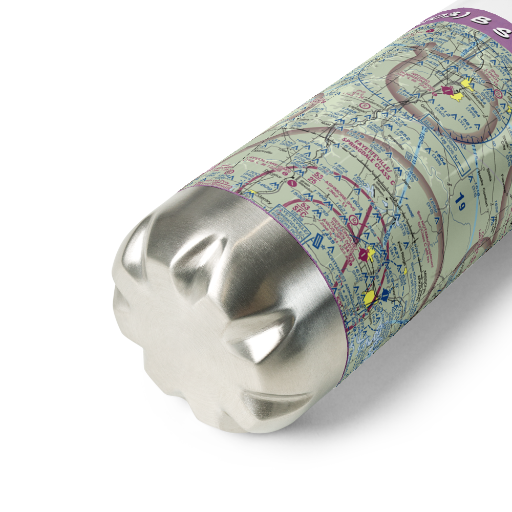B S Ranch Airport (7MO3) VFR Sectional Water Bottle 