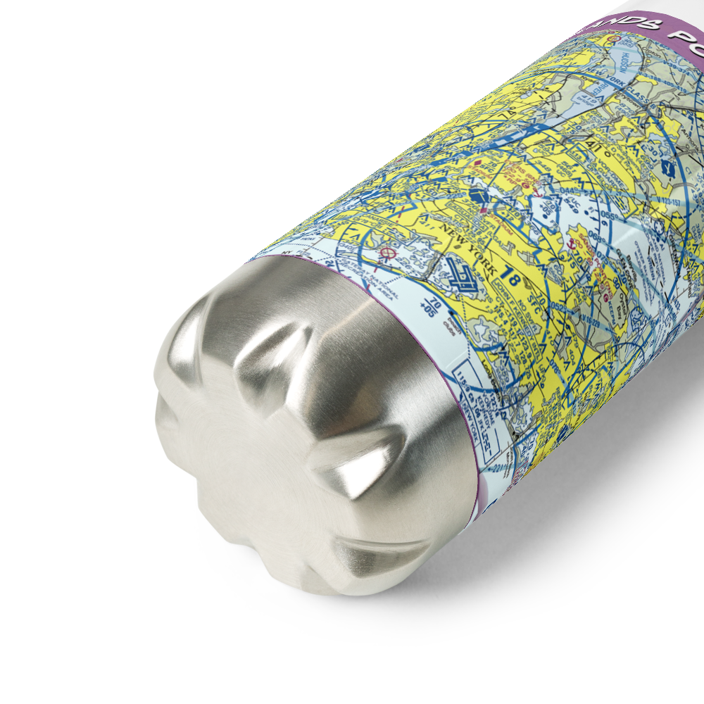 Sands Point Seaplane Base (7N3) VFR Sectional Water Bottle 