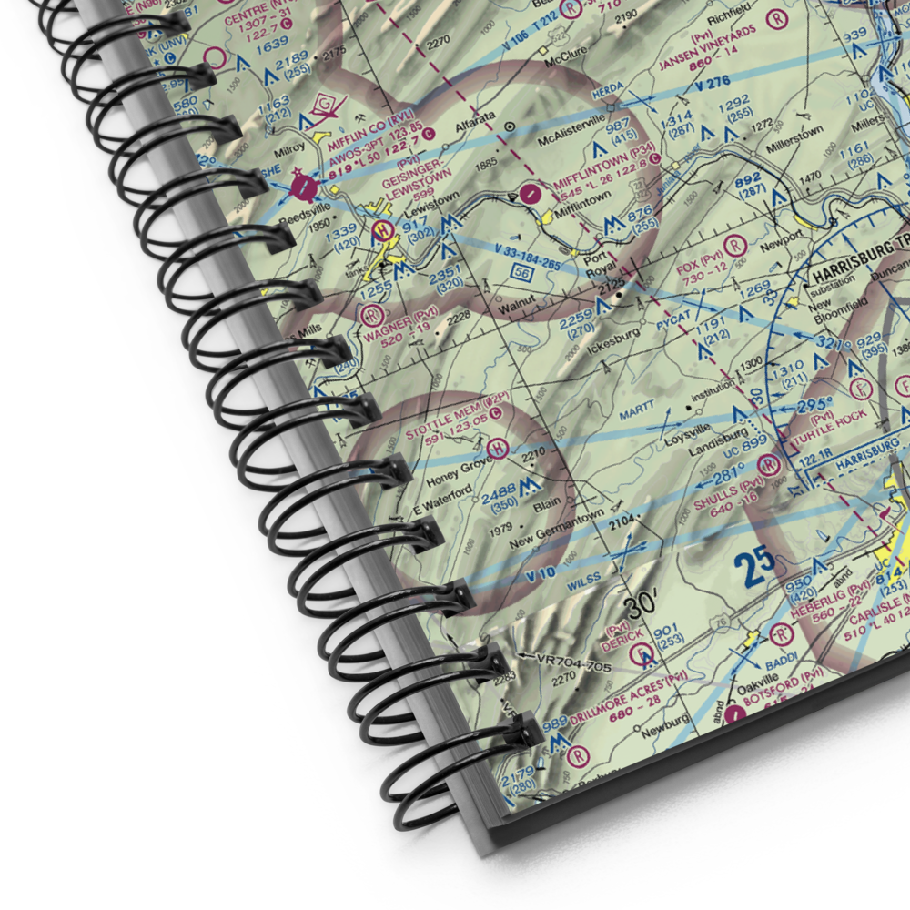 Beaver Springs Airport (PA39) VFR Sectional Notebook 