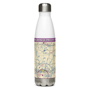 Wolberg's Private Airport (7ND1) VFR Sectional Water Bottle
