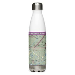 Buchmiller Airport (7ND5) VFR Sectional Water Bottle