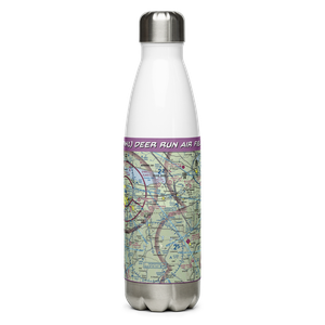 Deer Run Air Field (7NK1) VFR Sectional Water Bottle