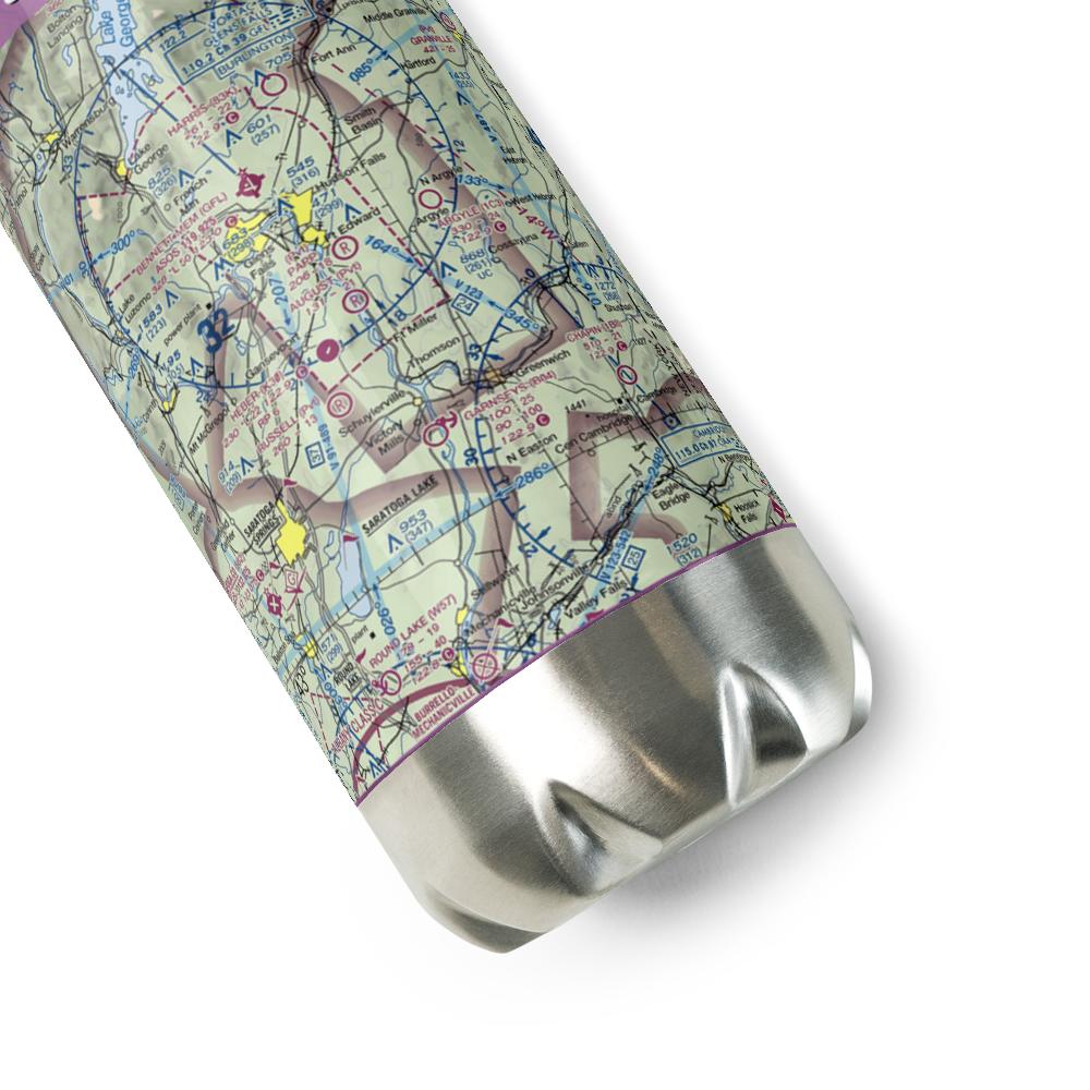 Shaw Field (7NY8) VFR Sectional Water Bottle 