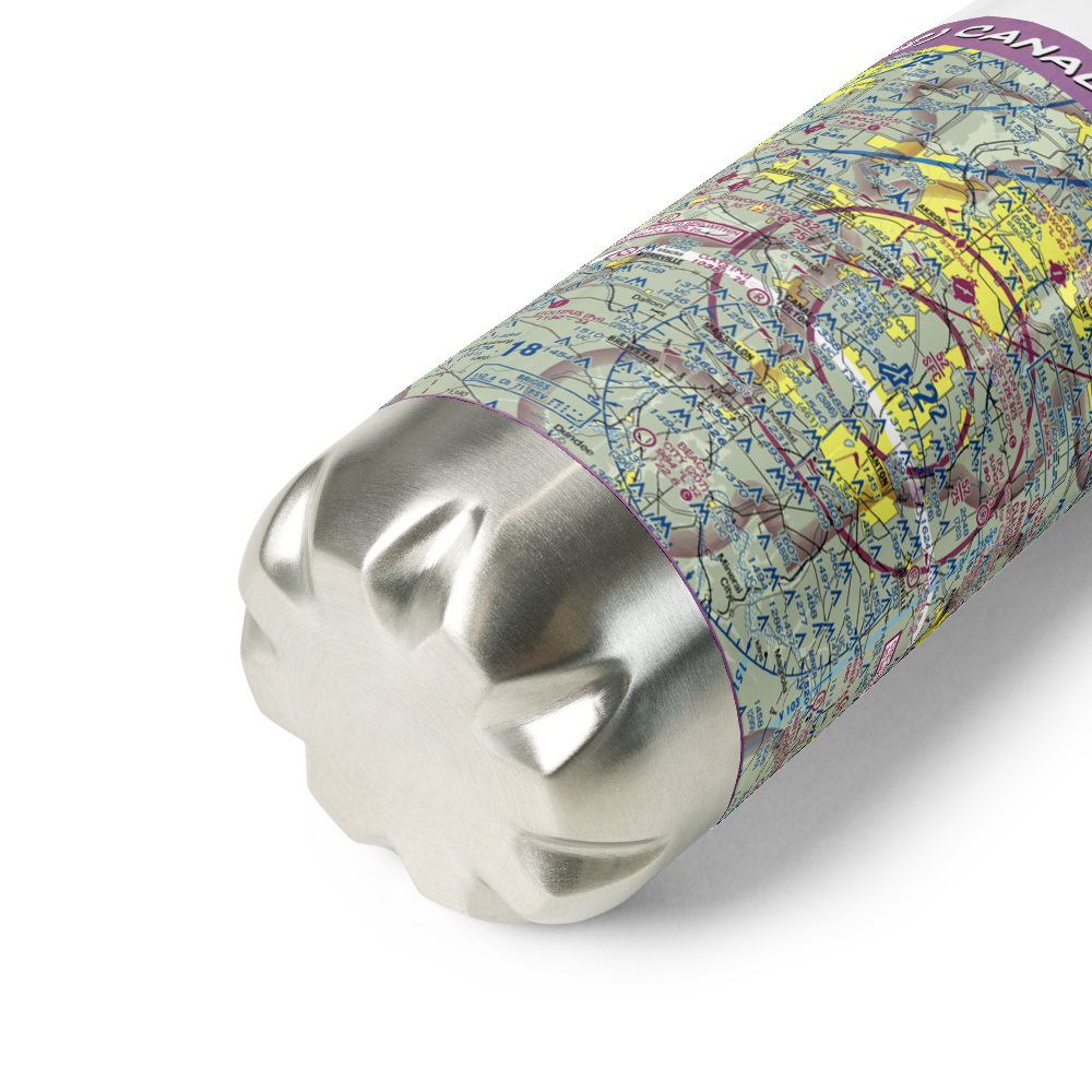 Canal Fulton Airport (7OH2) VFR Sectional Water Bottle 