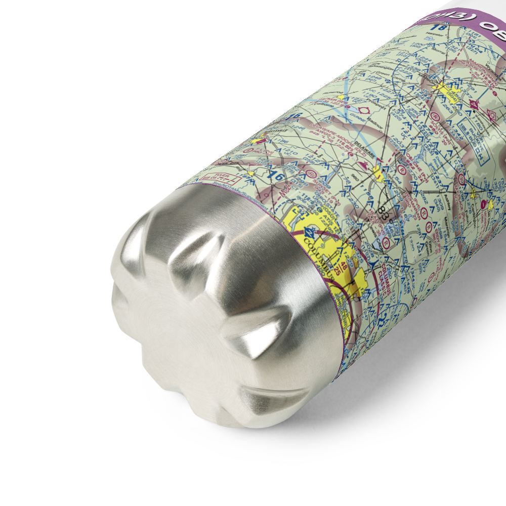Obi One Airport (7OH3) VFR Sectional Water Bottle 