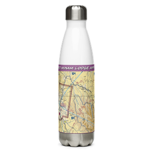 Minam Lodge Airport (7OR0) VFR Sectional Water Bottle
