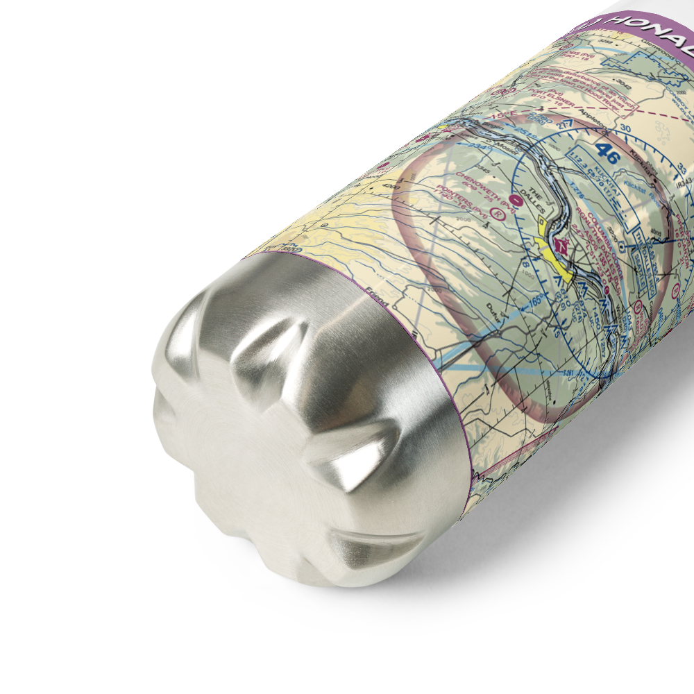 Honald Ranch Airport (7OR3) VFR Sectional Water Bottle 