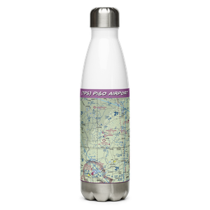 Piso Airport (7P5) VFR Sectional Water Bottle