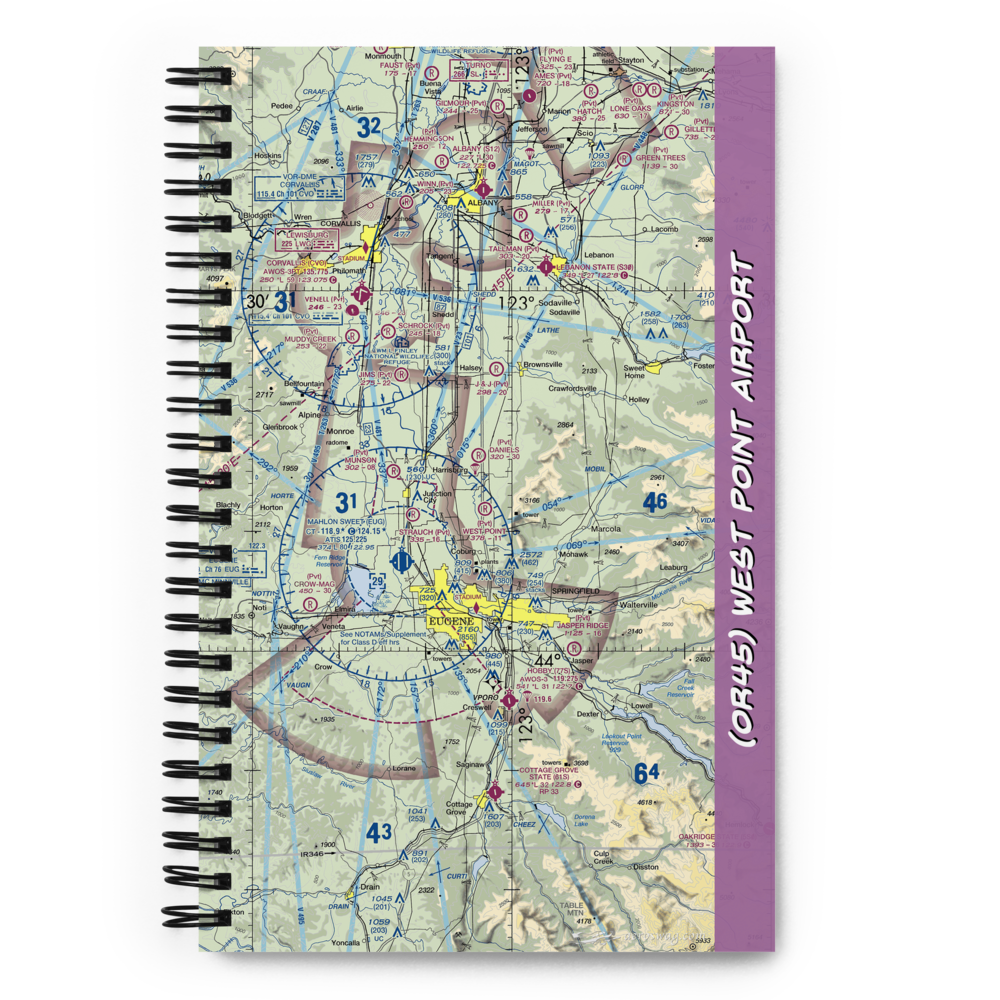West Point Airport (OR45) VFR Sectional Notebook 