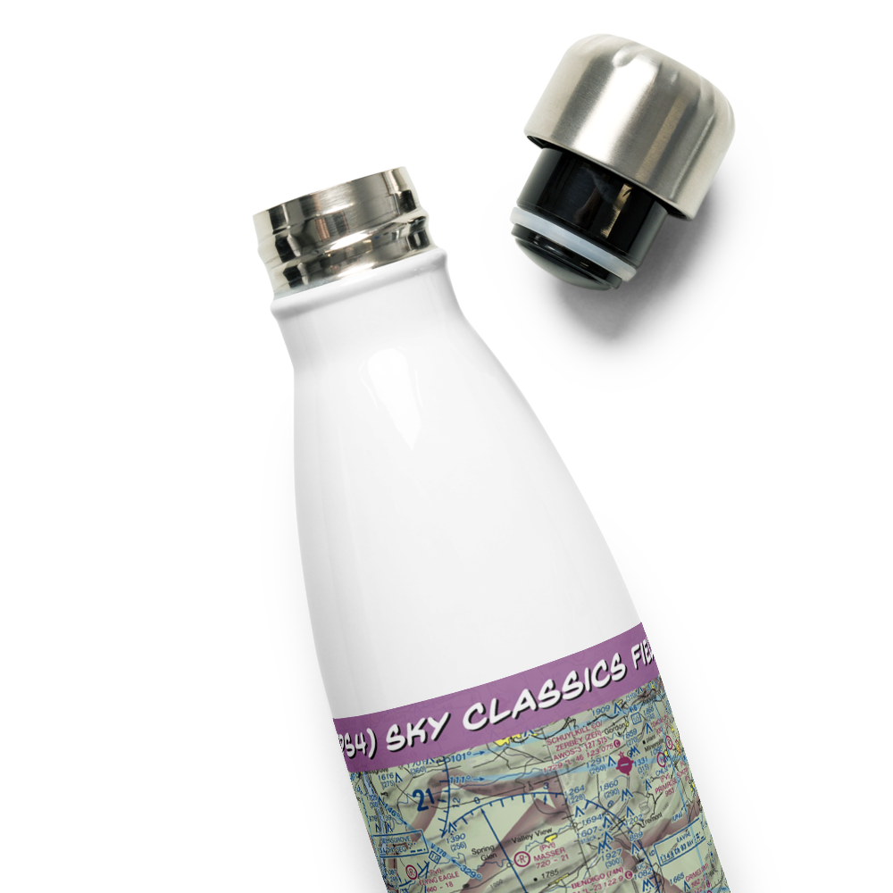 Sky Classics Field (7PS4) VFR Sectional Water Bottle 