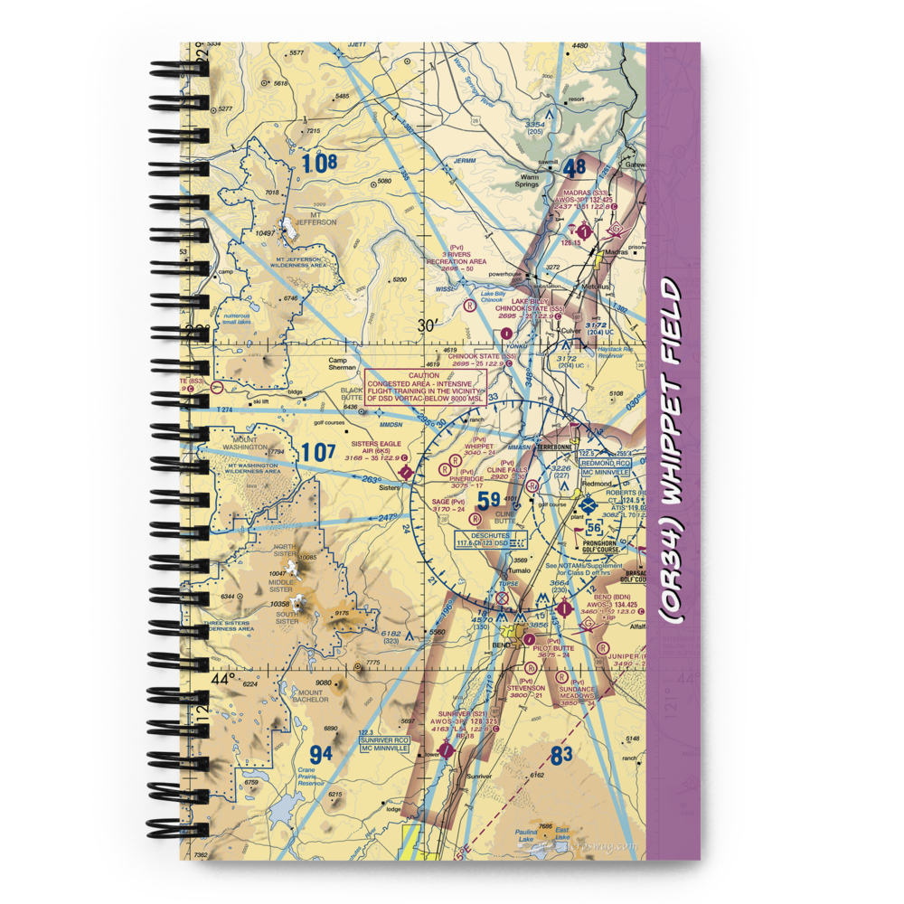 Whippet Field (OR34) VFR Sectional Notebook 