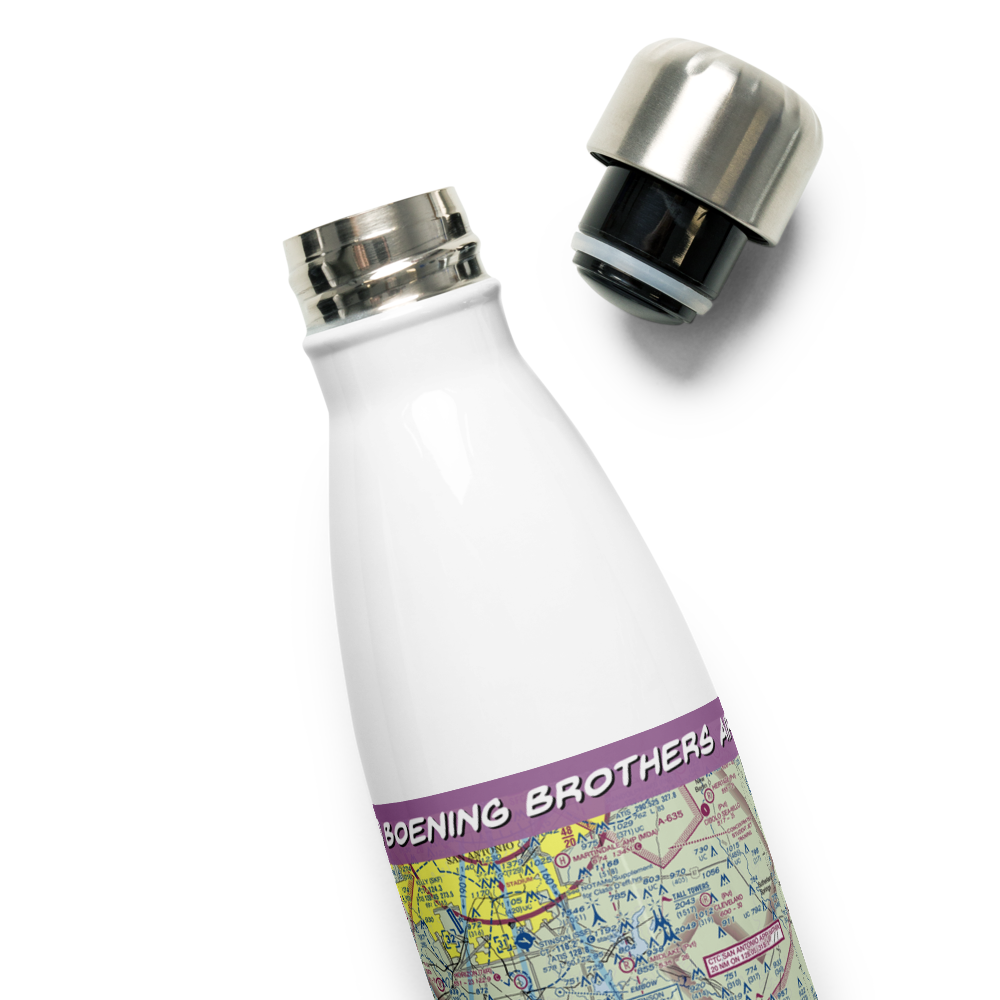 Boening Brothers Airport (7TE9) VFR Sectional Water Bottle 