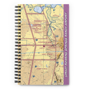 Roaring Springs Ranch Airport (OR10) VFR Sectional Notebook