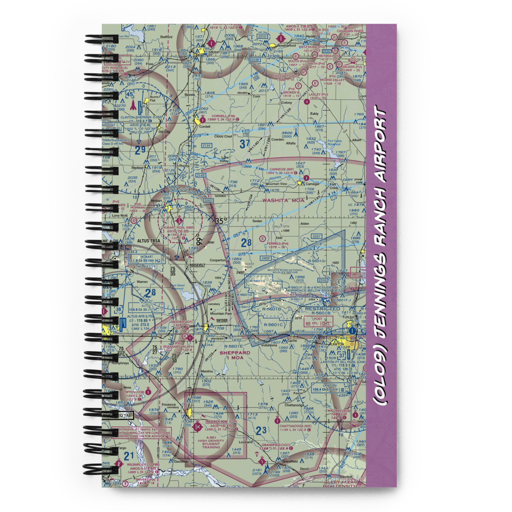 Jennings Ranch Airport (OL09) VFR Sectional Notebook 
