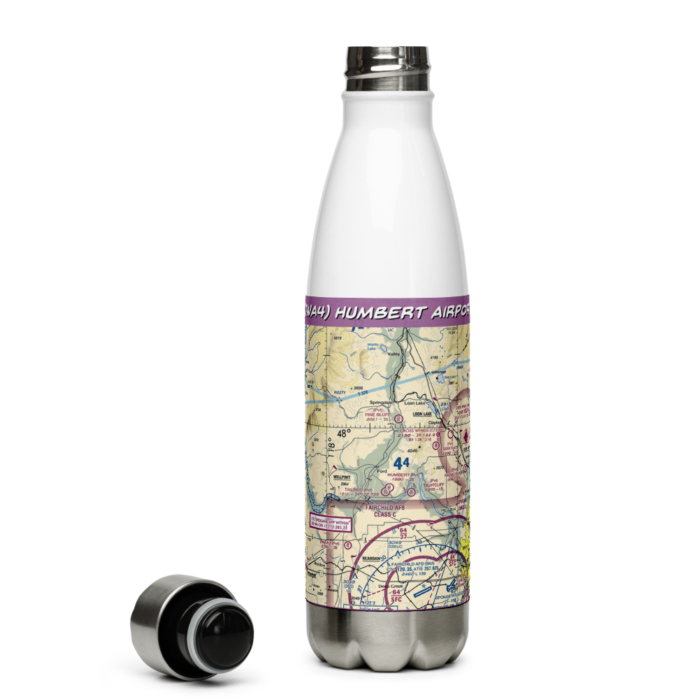 Humbert Airport (7WA4) VFR Sectional Water Bottle 