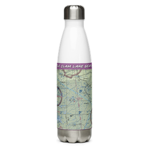 Little Clam Lake Seaplane Base (7WI1) VFR Sectional Water Bottle