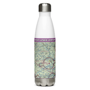 Lewis Airport (7WI4) VFR Sectional Water Bottle