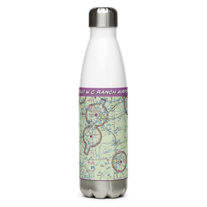 W C Ranch Airport (7XS3) VFR Sectional Water Bottle