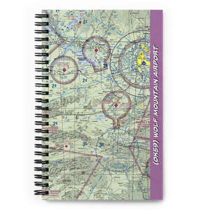 Wolf Mountain Airport (OK59) VFR Sectional Notebook