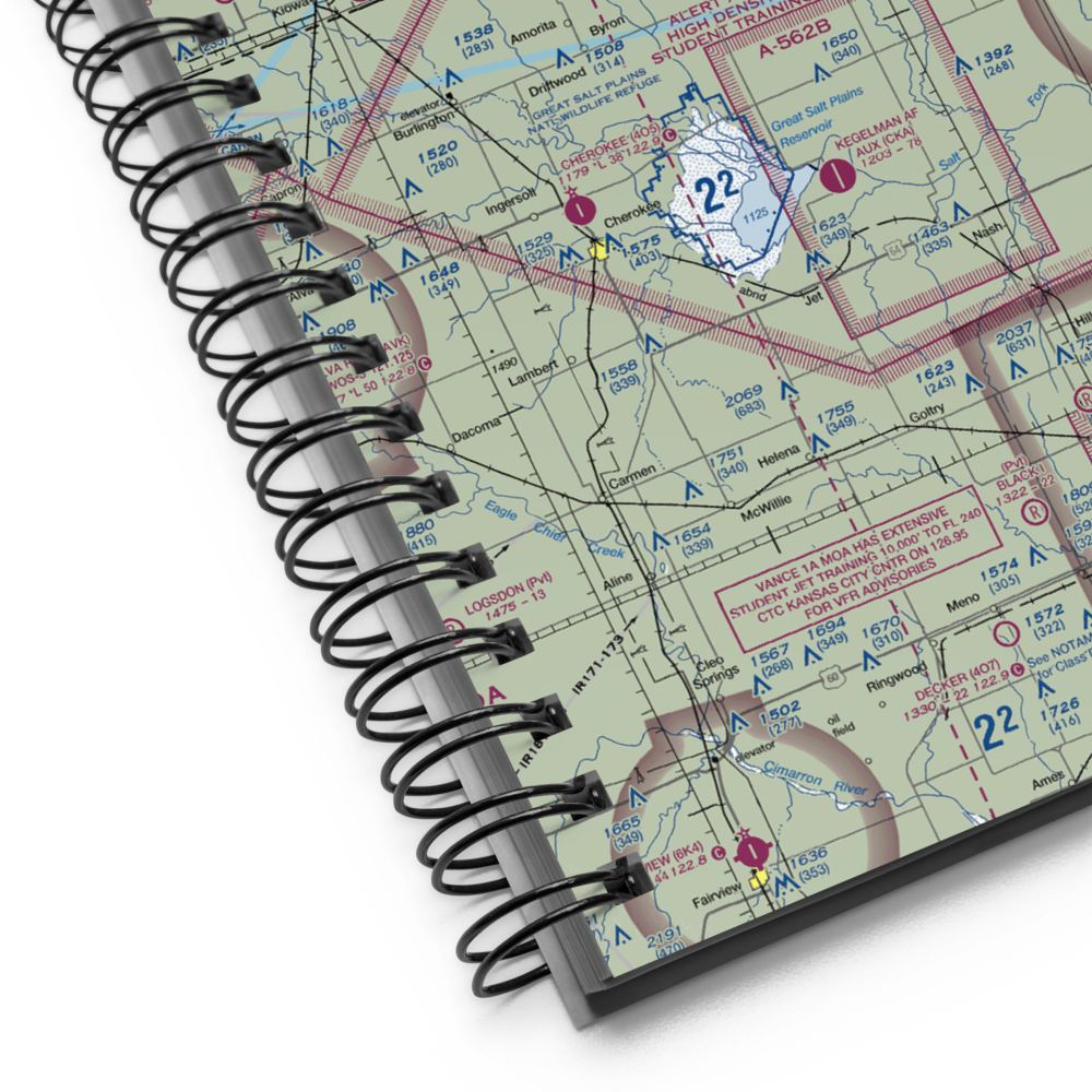 Miller Brothers Airport (OK47) VFR Sectional Notebook 
