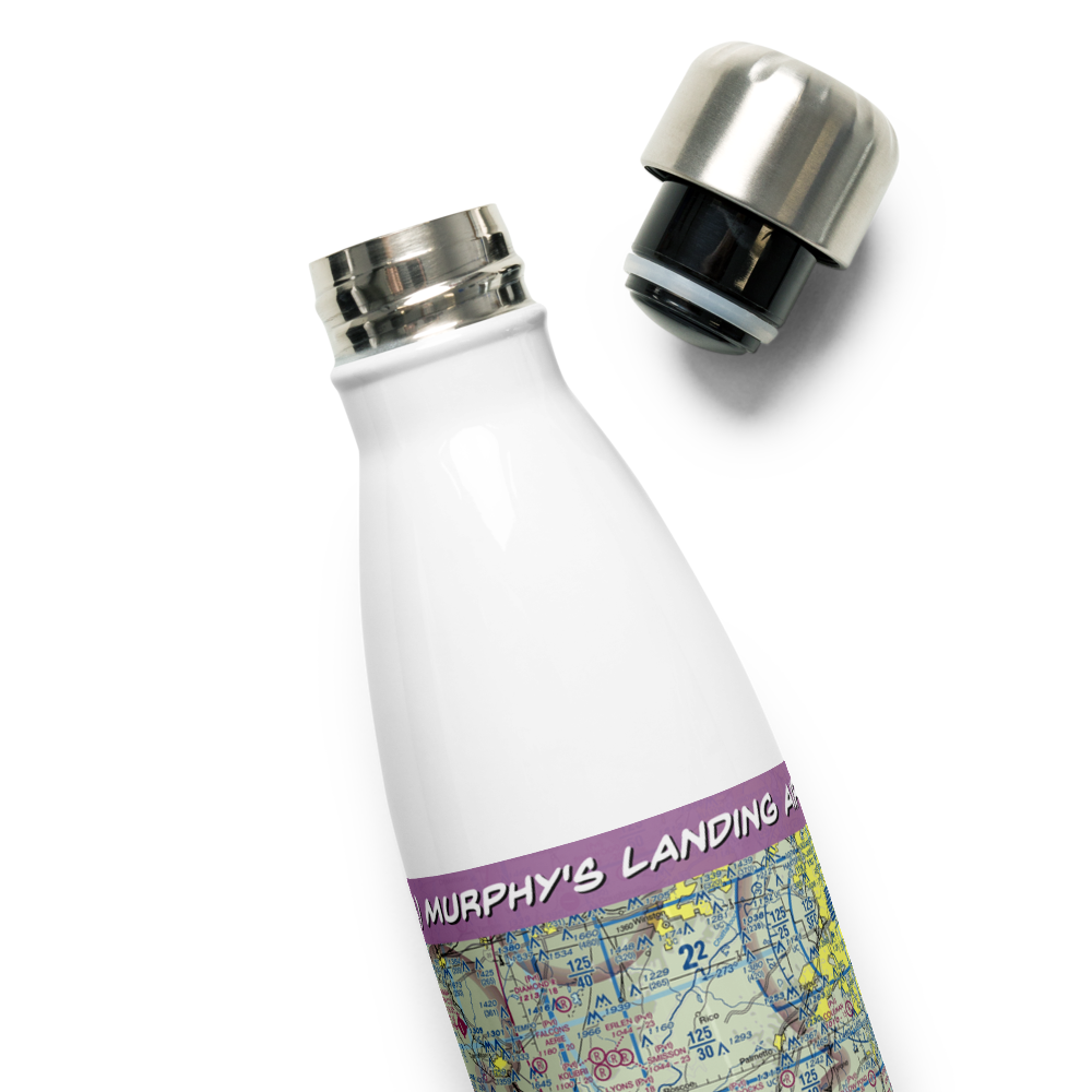 Murphy's Landing Airport (80GA) VFR Sectional Water Bottle 