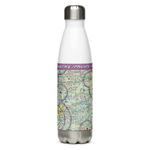 Gustin's /Private/ Airport (80IN) VFR Sectional Water Bottle
