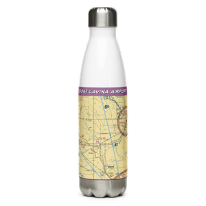 Lavina Airport (80S) VFR Sectional Water Bottle