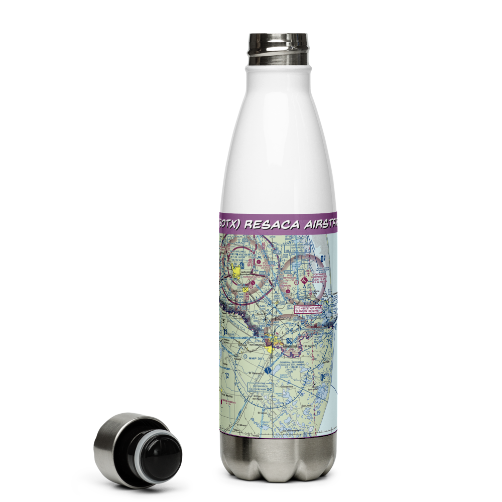 Resaca Airstrip (80TX) VFR Sectional Water Bottle 