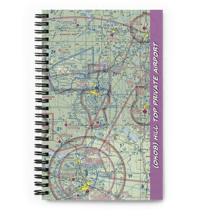 Hill Top Private Airport (OK08) VFR Sectional Notebook