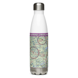 Spring Creek Airport (80WI) VFR Sectional Water Bottle