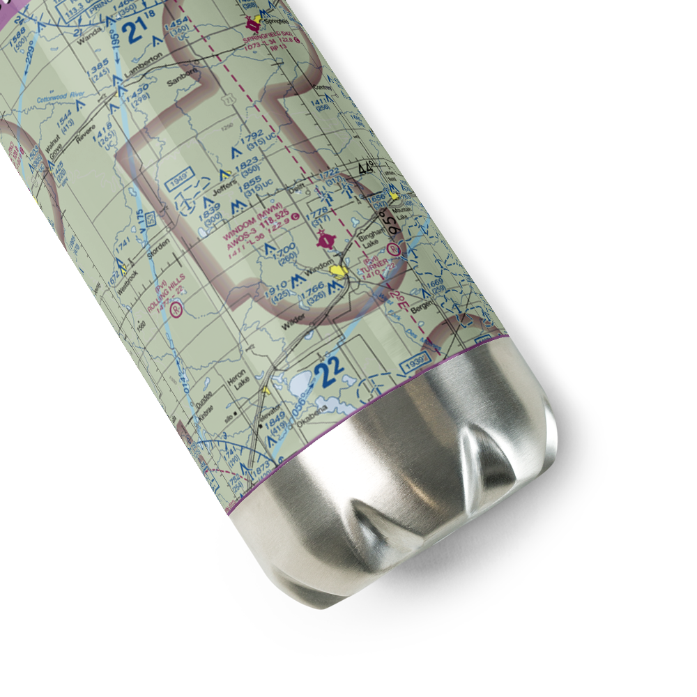 Ewen Landing Field (81MN) VFR Sectional Water Bottle 