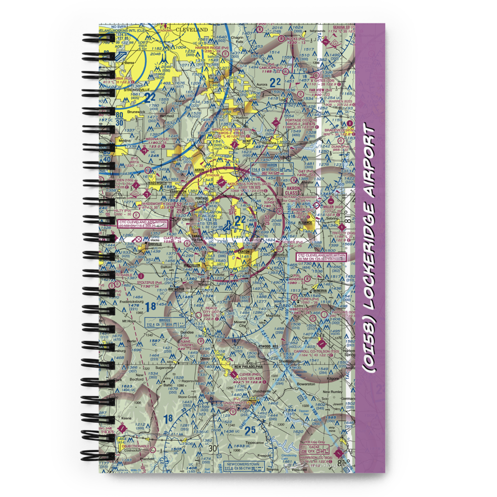 Lockeridge Airport (OI58) VFR Sectional Notebook 