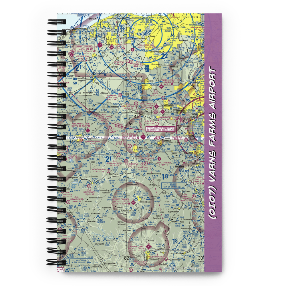 Varns Farms Airport (OI07) VFR Sectional Notebook 