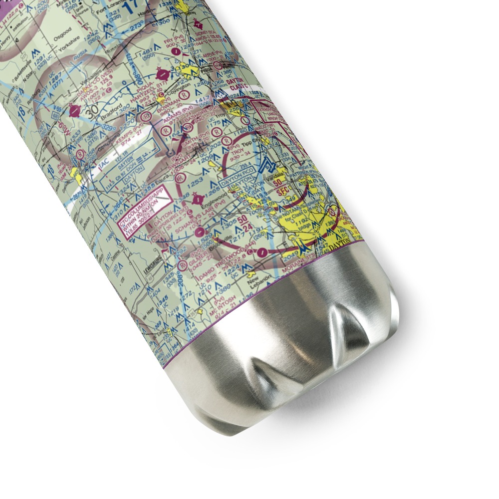 Adams Strip (83OH) VFR Sectional Water Bottle 