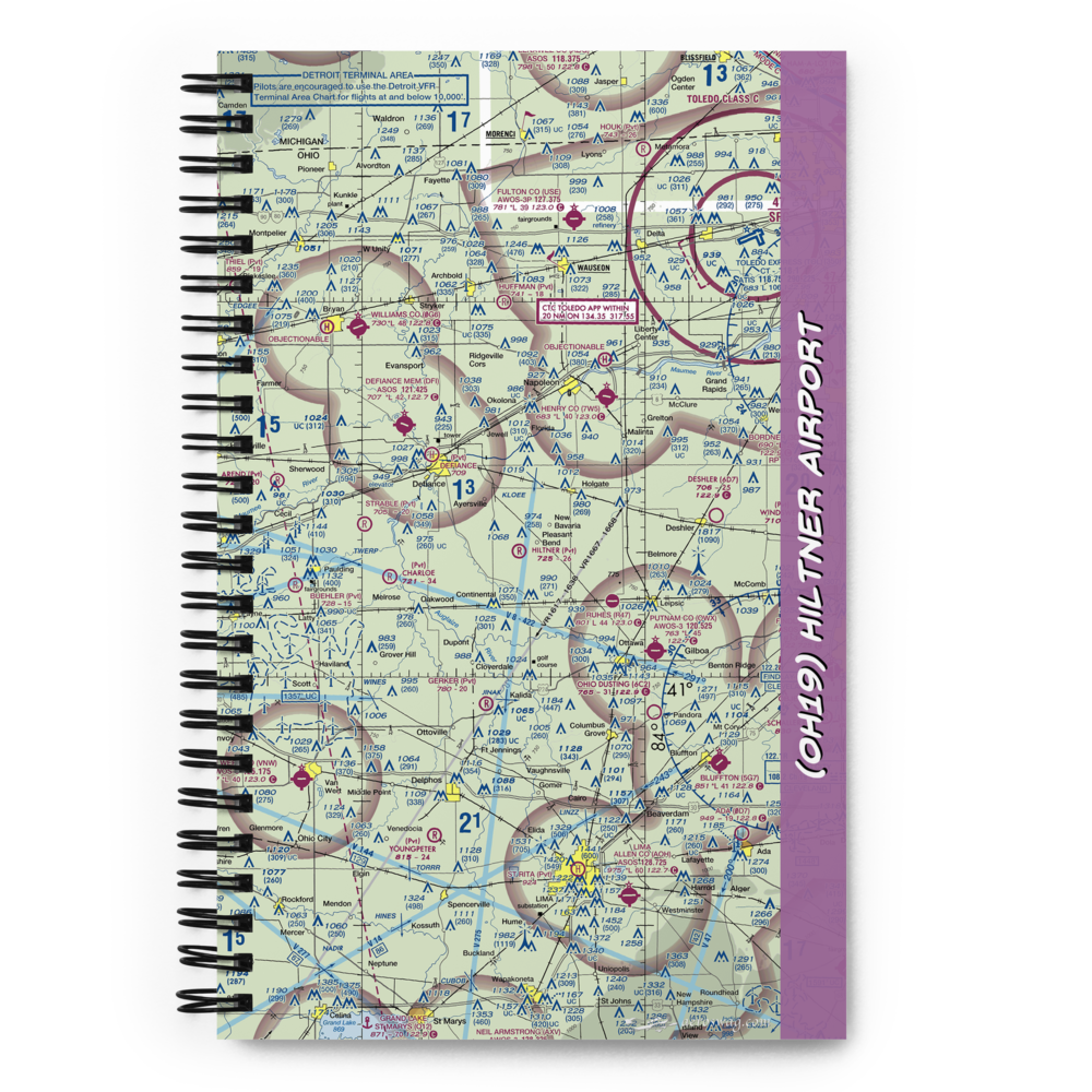 Hiltner Airport (OH19) VFR Sectional Notebook 