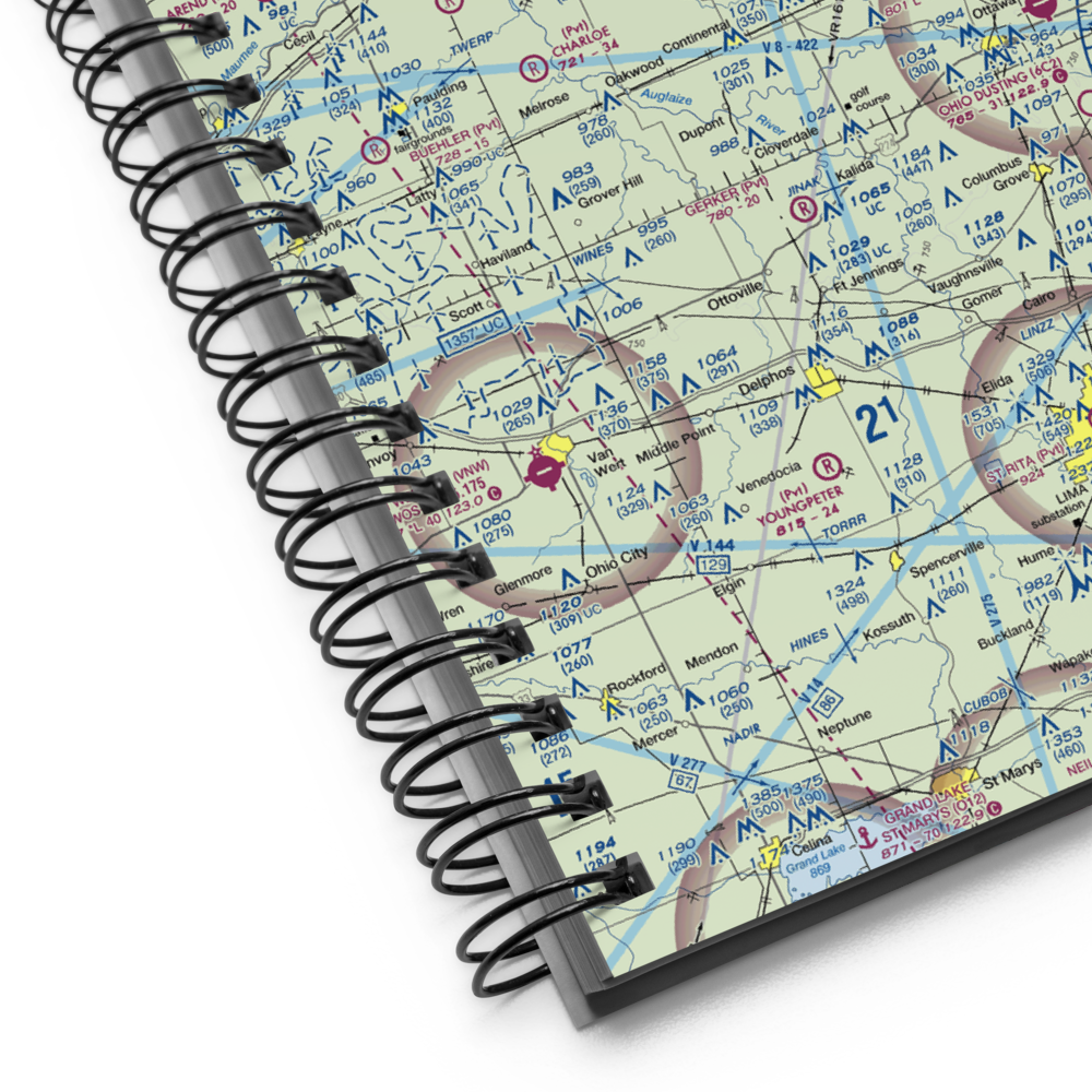 Hiltner Airport (OH19) VFR Sectional Notebook 