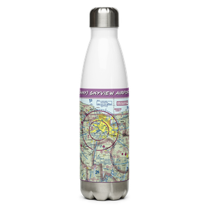 Skyview Airport (84NY) VFR Sectional Water Bottle
