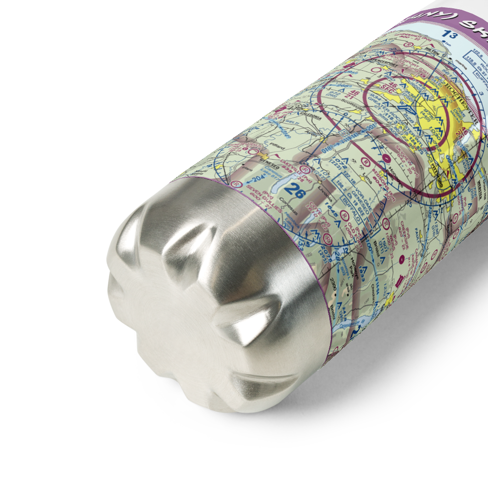 Skyview Airport (84NY) VFR Sectional Water Bottle 