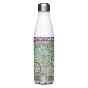 Bloomfield Municipal Airport (84Y) VFR Sectional Water Bottle