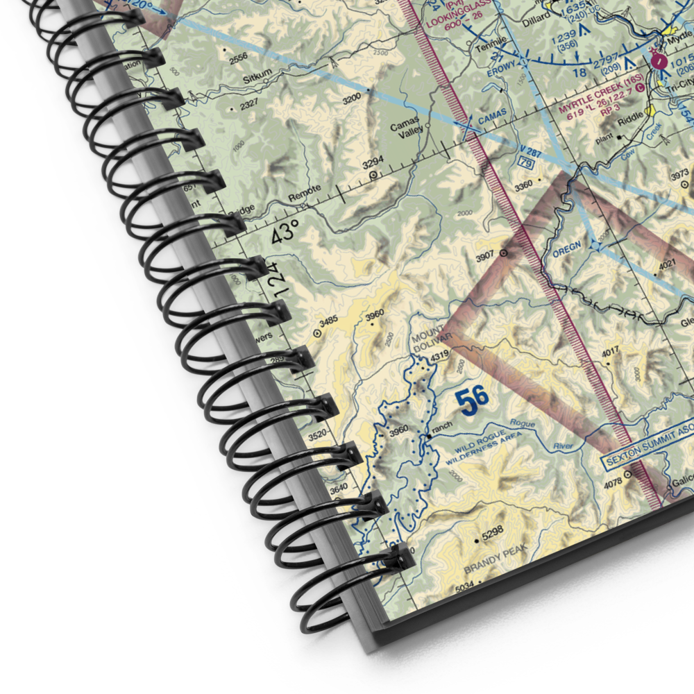 Napier Ranch Airport (OG40) VFR Sectional Notebook 