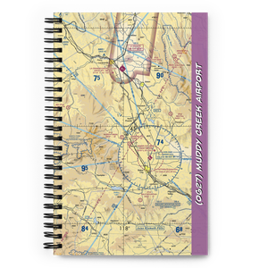 Muddy Creek Airport (OG27) VFR Sectional Notebook