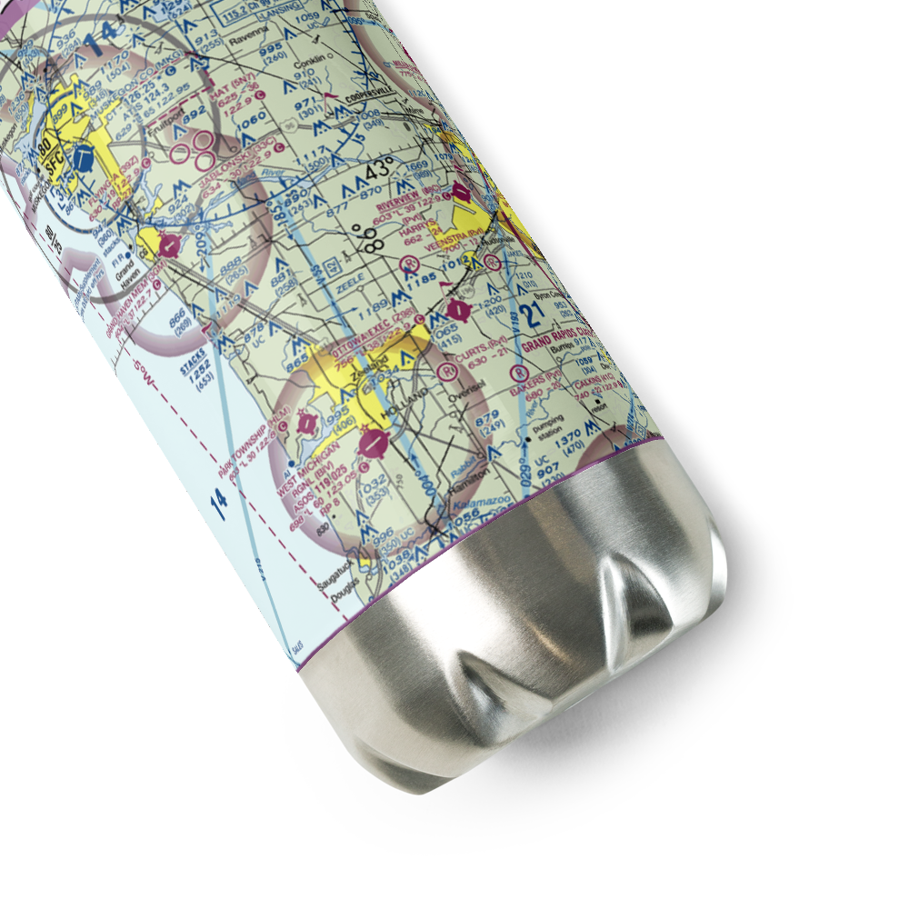 Dewind Field (85MI) VFR Sectional Water Bottle 